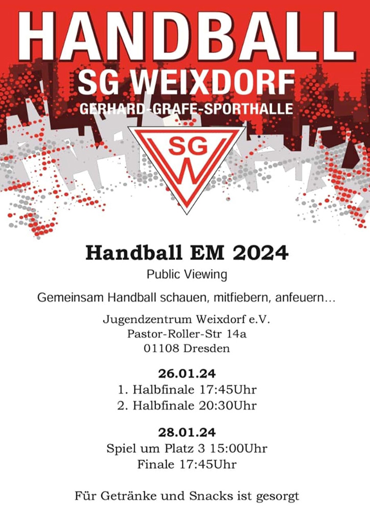 Handball EM24 public viewing